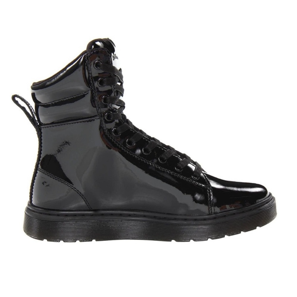 Dr Martens “Mix” Patent Leather High Top Trainer Doc Martens Ankle Boot